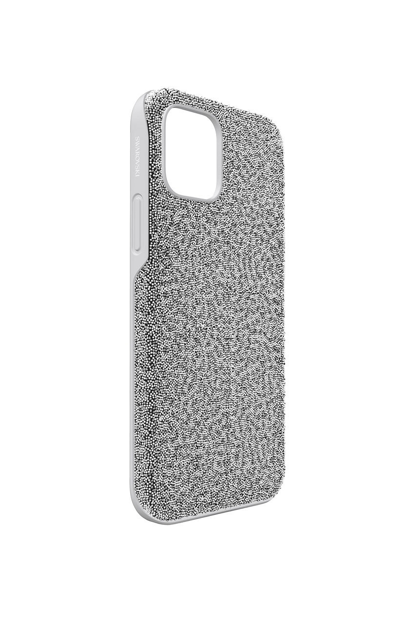 Swarovski Кейс за телефон за iPhone 12/12 Pro High в сиво - Pepit.bg