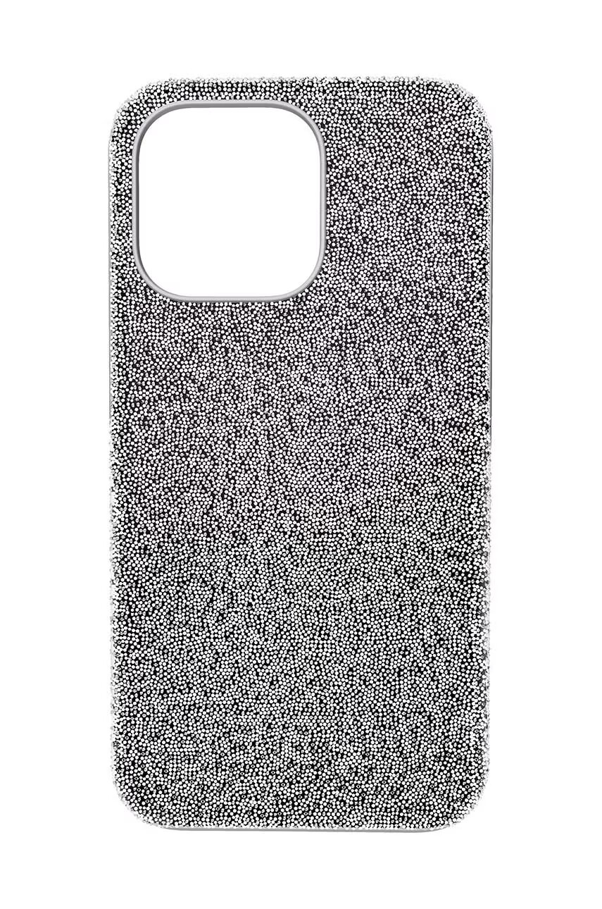Swarovski Кейс за телефон High iPhone 13 Pro в сребристо - Pepit.bg