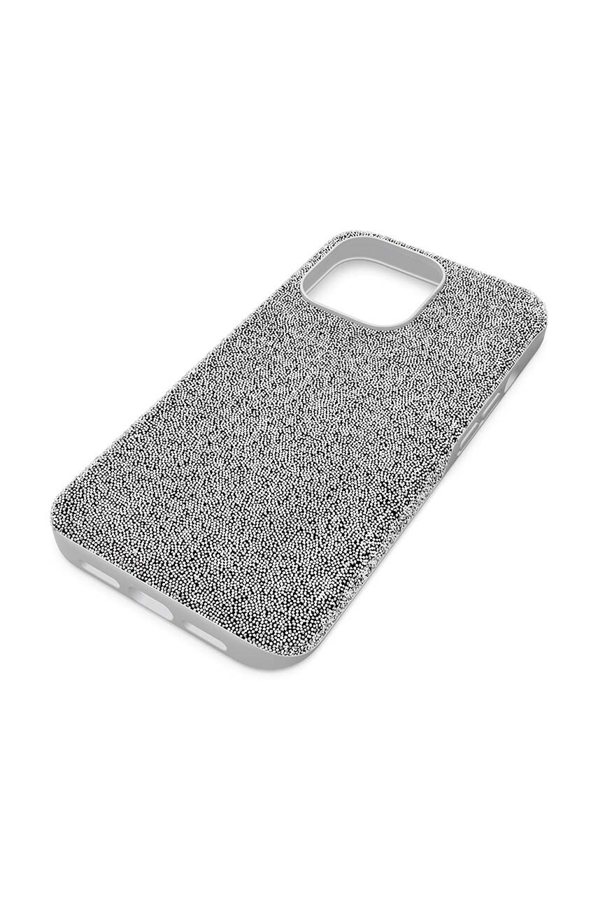 Swarovski Кейс за телефон High iPhone 13 Pro в сребристо - Pepit.bg