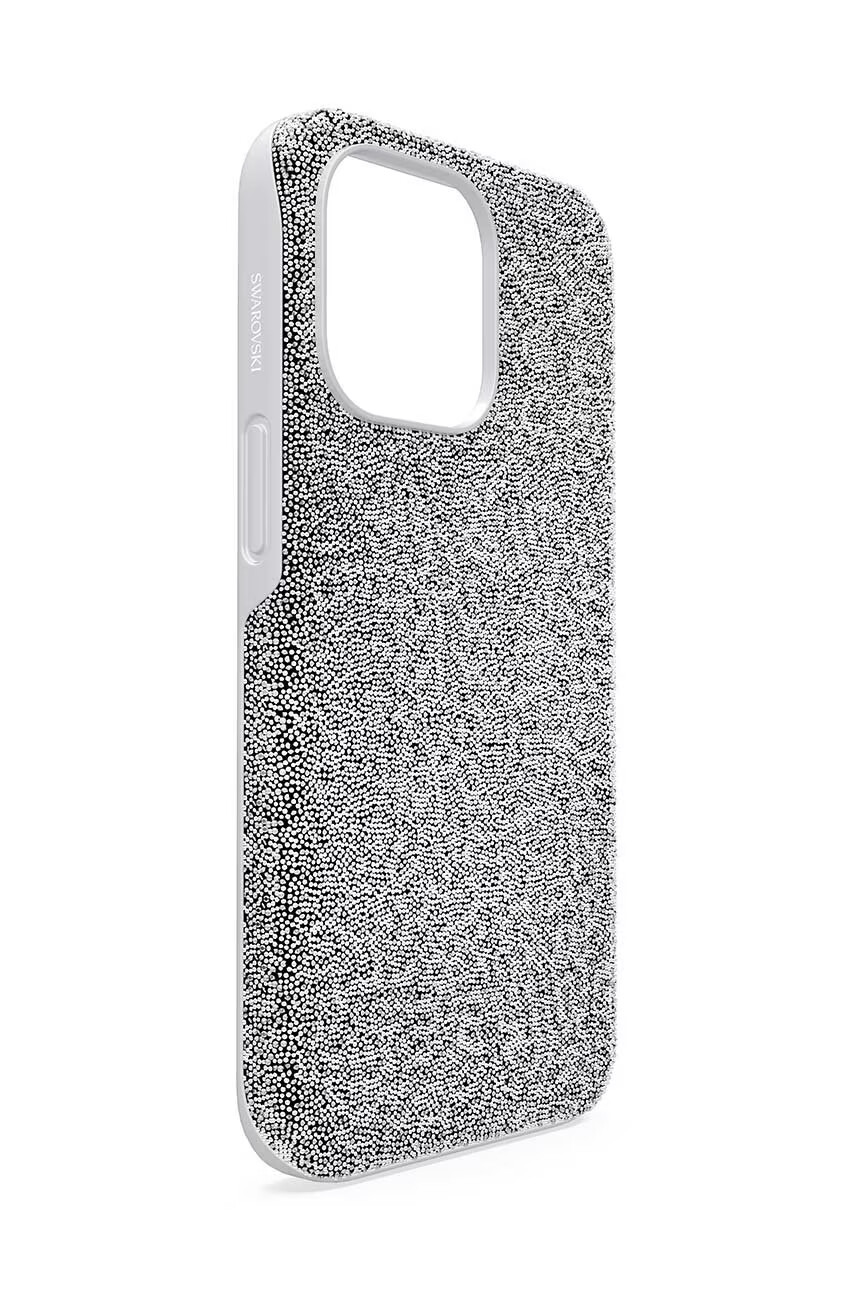 Swarovski Кейс за телефон High iPhone 13 Pro в сребристо - Pepit.bg