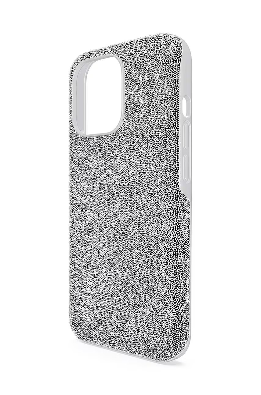 Swarovski Кейс за телефон High iPhone 13 Pro в сребристо - Pepit.bg