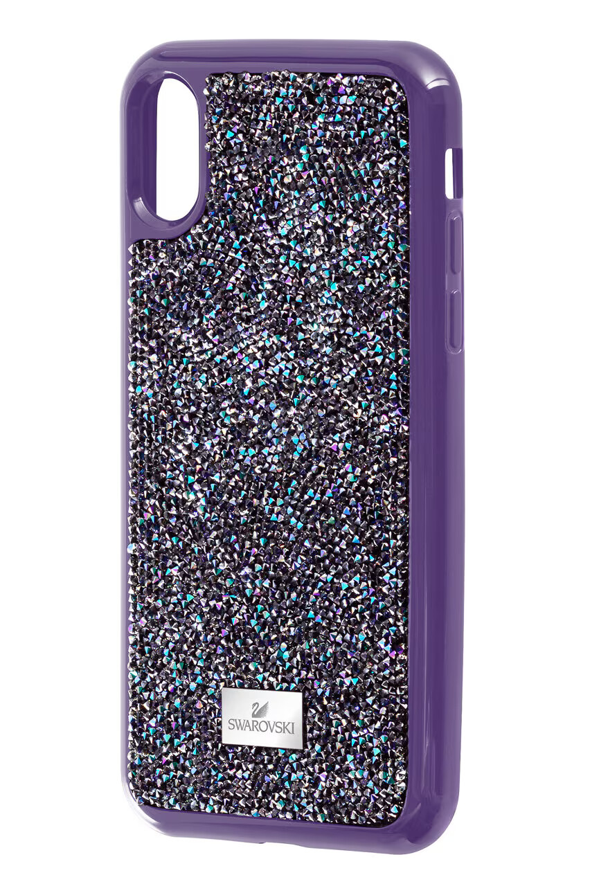 Swarovski Кейс за телефон за iPhone® X/XS в лилаво - Pepit.bg