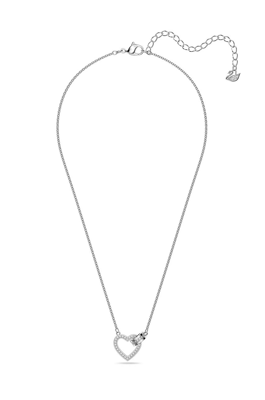 Swarovski Колие в сребристо - Pepit.bg