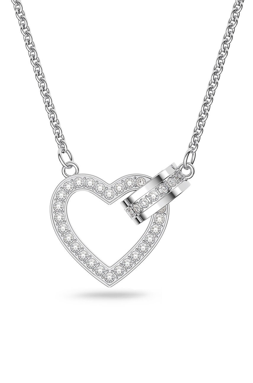 Swarovski Колие в сребристо - Pepit.bg