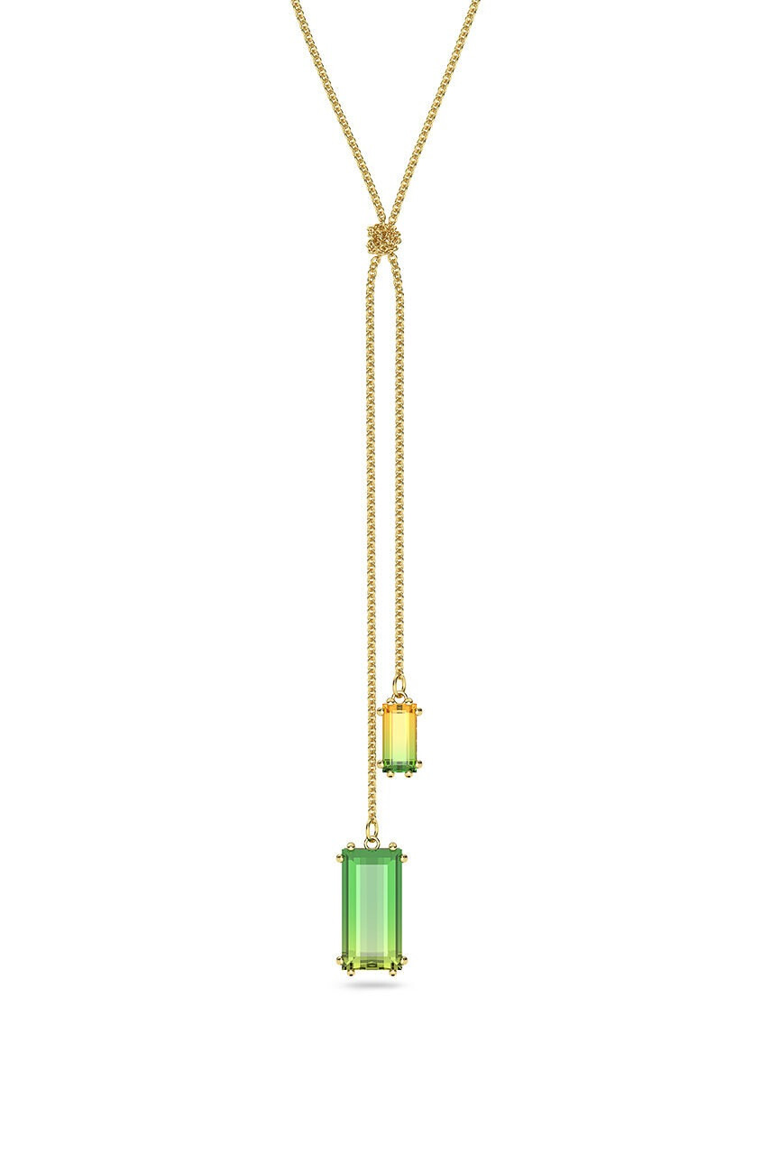 Swarovski Колие в зелено - Pepit.bg