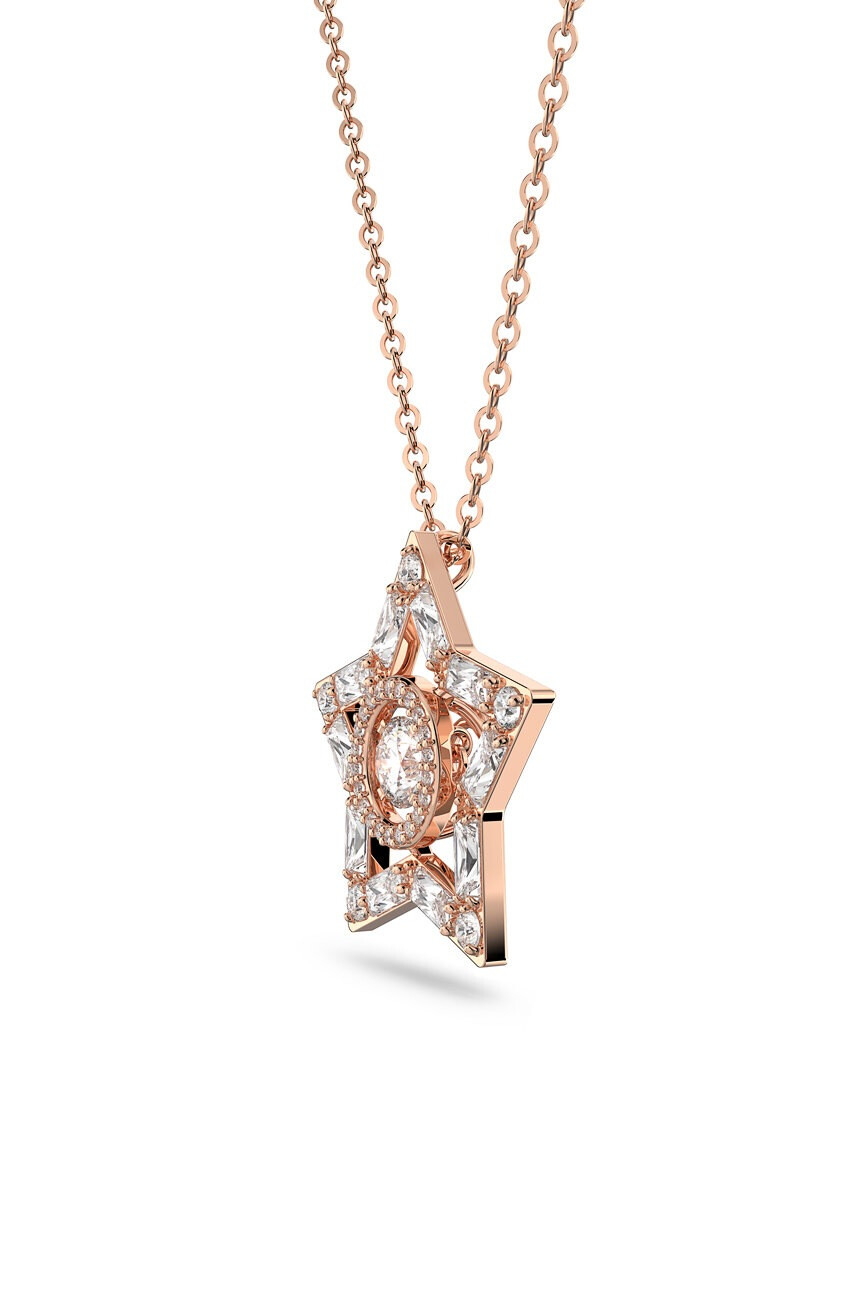 Swarovski Колие и обици в златисто - Pepit.bg
