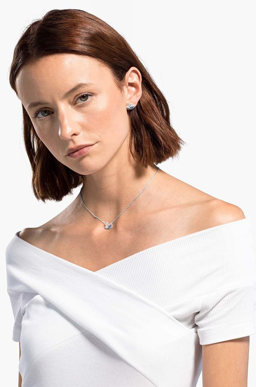 Swarovski Колие и обици 5521471 SS TE DAZZLING SWAN - Pepit.bg