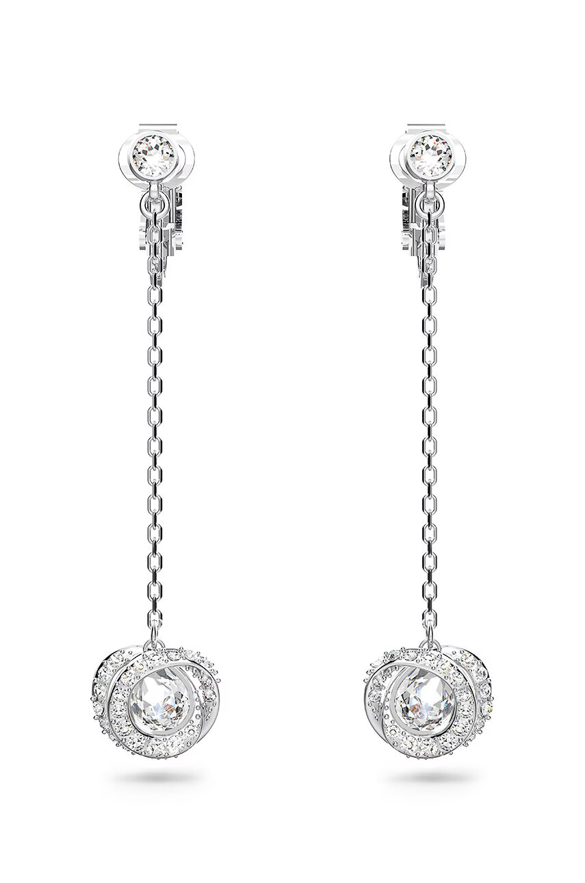 Swarovski Обици в сребристо - Pepit.bg