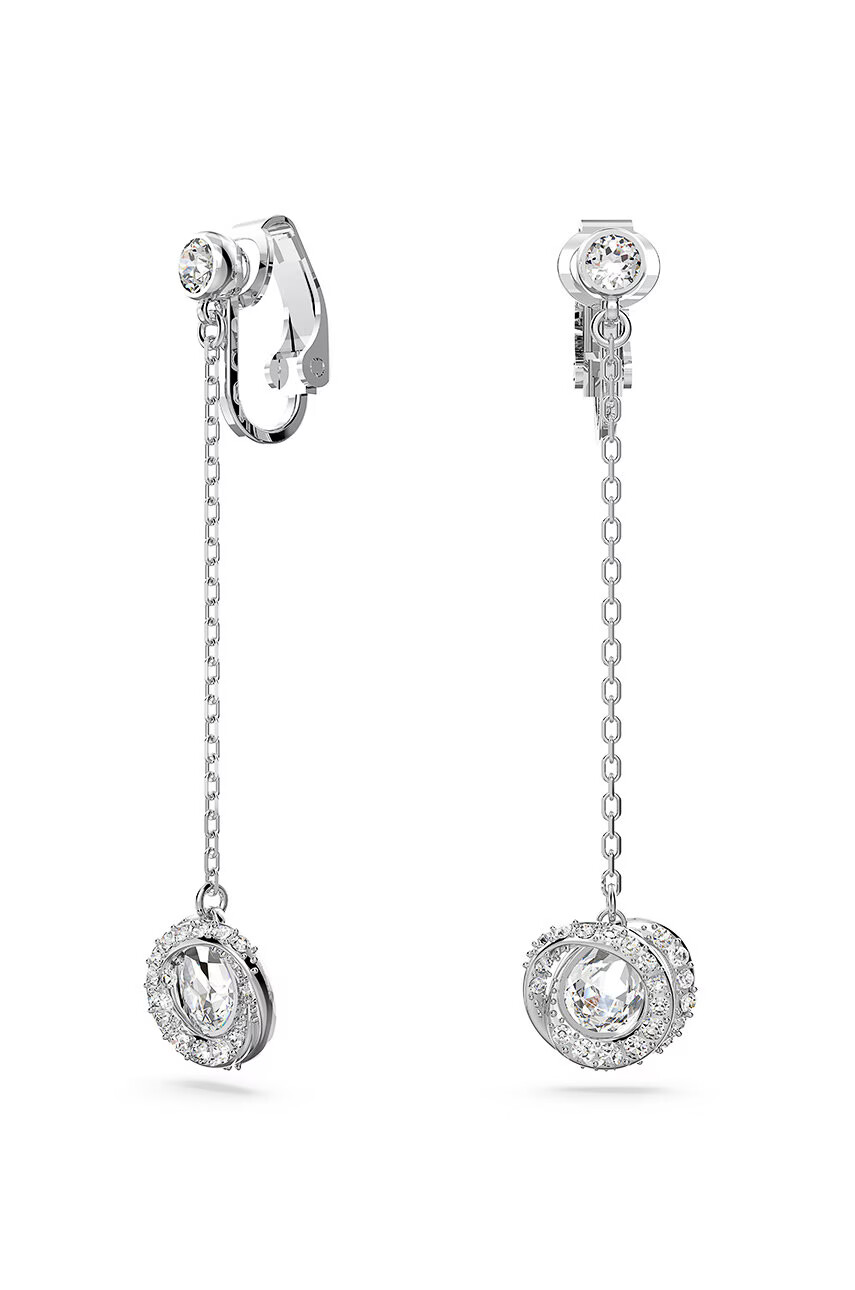Swarovski Обици в сребристо - Pepit.bg