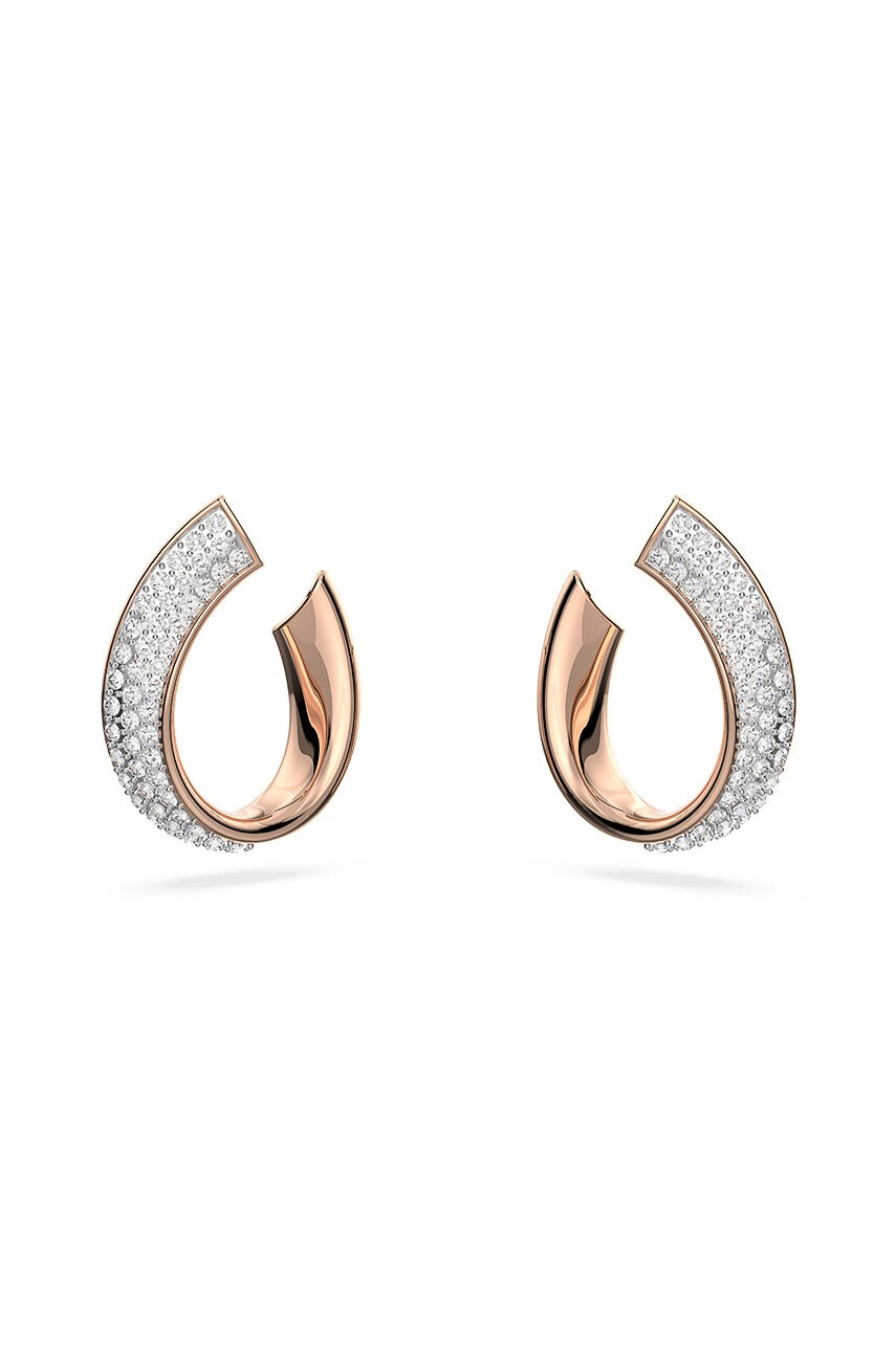 Swarovski Обици в златисто - Pepit.bg