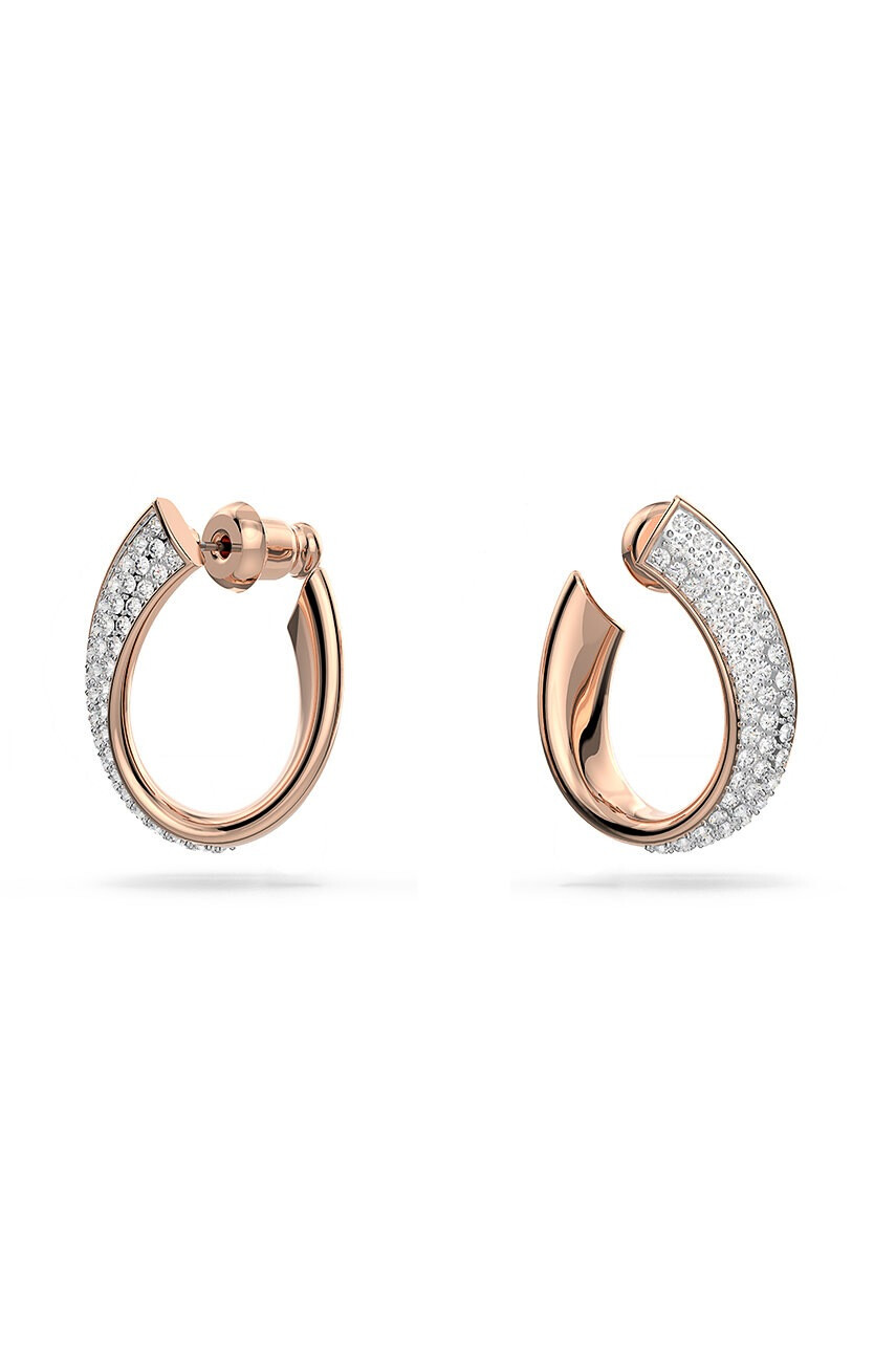 Swarovski Обици в златисто - Pepit.bg