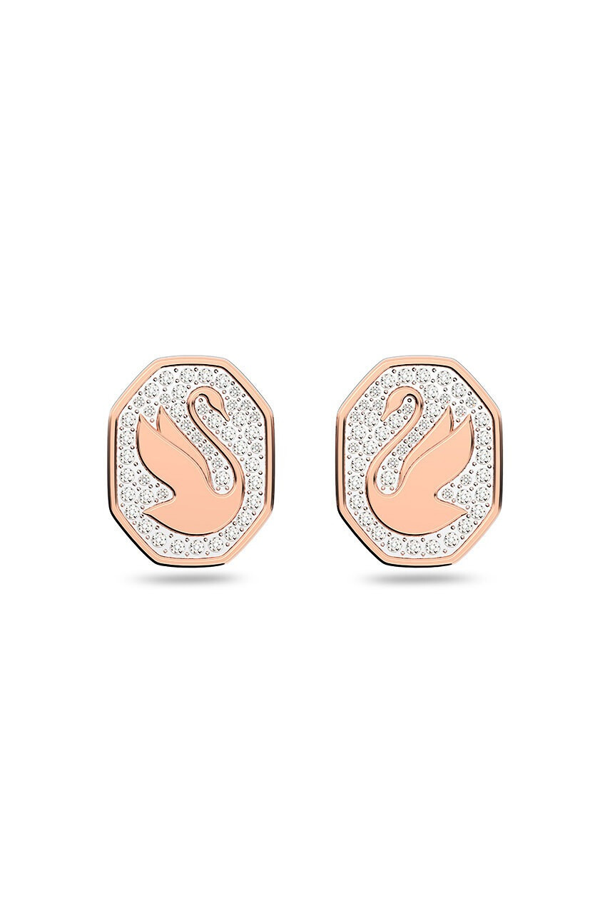 Swarovski Обици в златисто - Pepit.bg