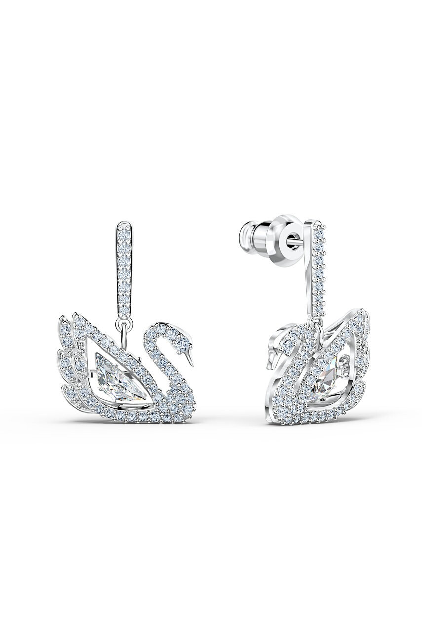 Swarovski Обици Dancing Swan - Pepit.bg