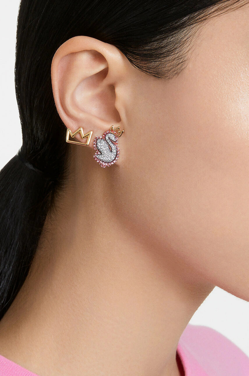 Swarovski Обица POP SWAN (3 броя) - Pepit.bg