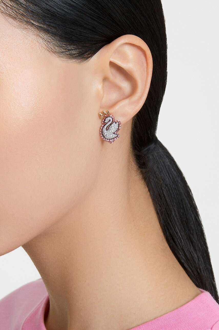 Swarovski Обица POP SWAN (3 броя) - Pepit.bg