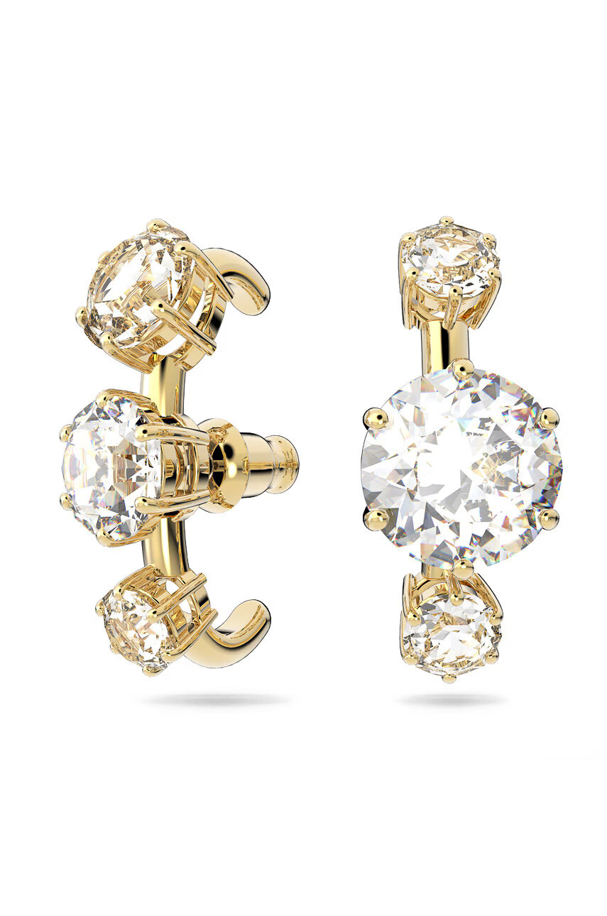 Swarovski Обици в златисто - Pepit.bg