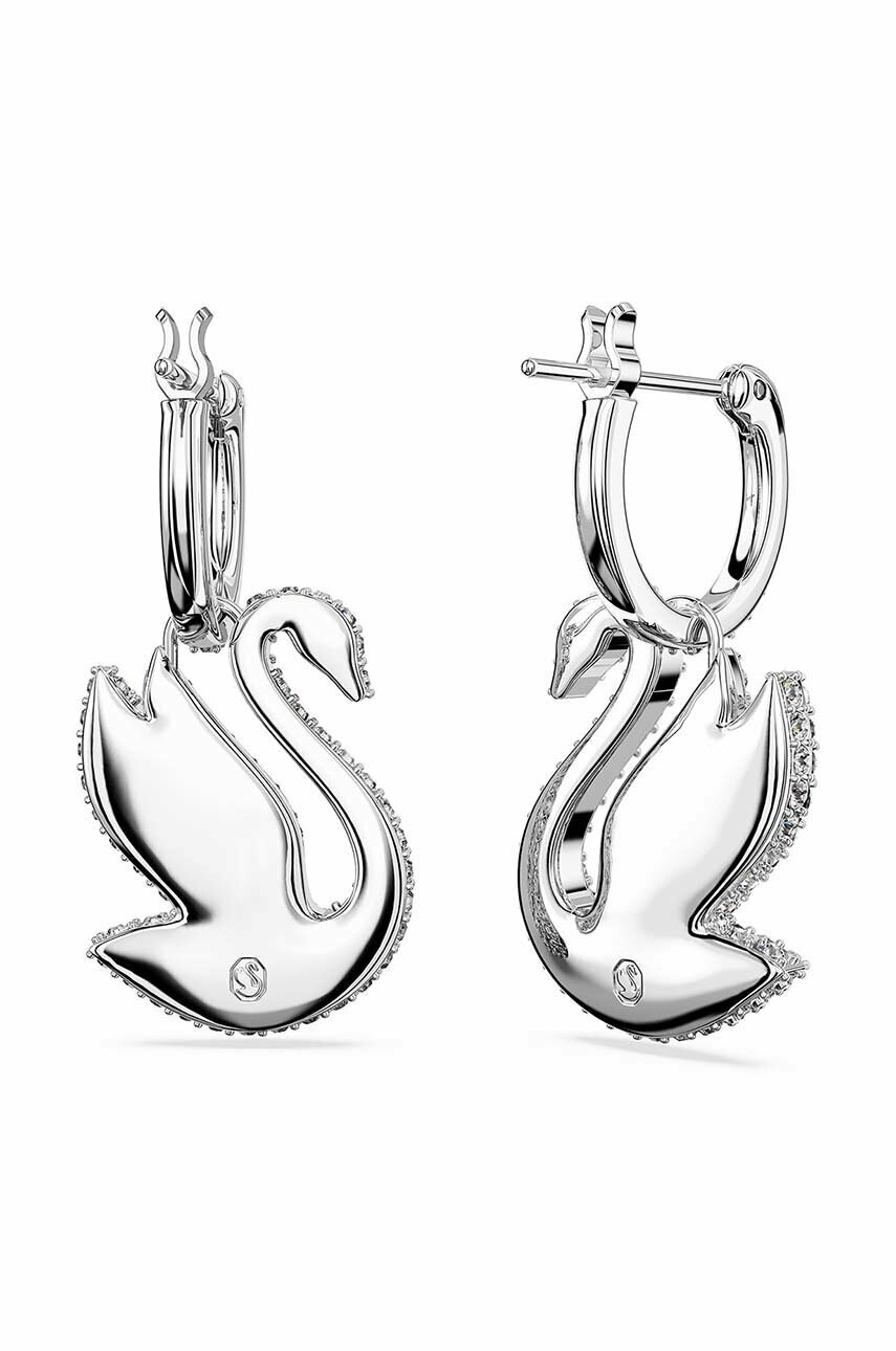 Swarovski Обици 5647545 ICONIC SWAN - Pepit.bg
