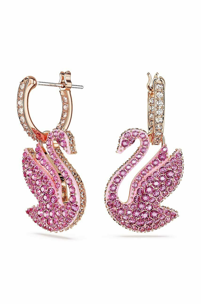 Swarovski Обици 5647544 ICONIC SWAN - Pepit.bg