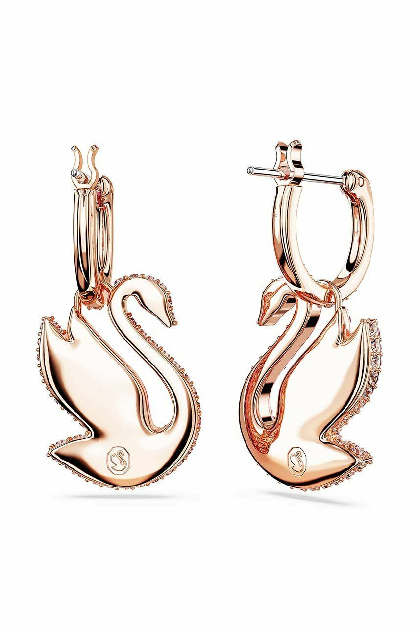 Swarovski Обици 5647544 ICONIC SWAN - Pepit.bg