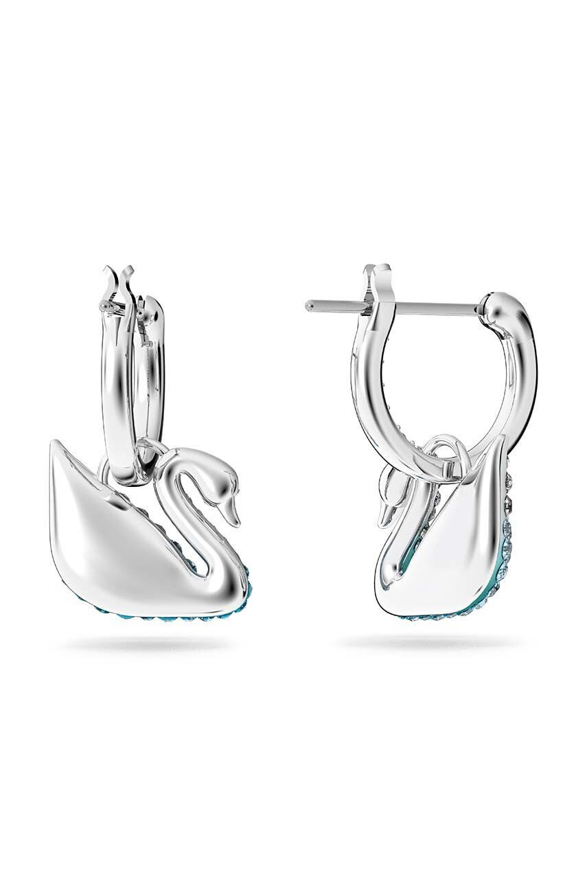 Swarovski Обици Iconic Swan - Pepit.bg