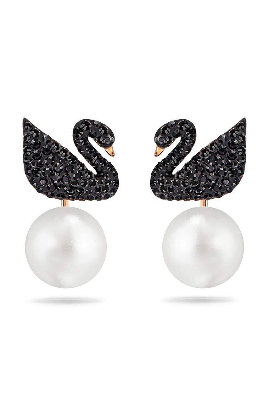 Swarovski Обици ICONIC SWAN 5193949 - Pepit.bg