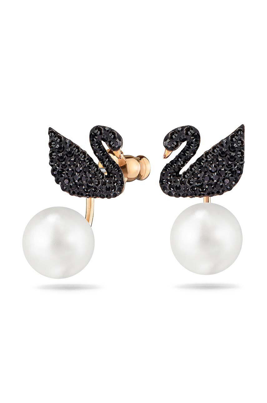 Swarovski Обици ICONIC SWAN 5193949 - Pepit.bg