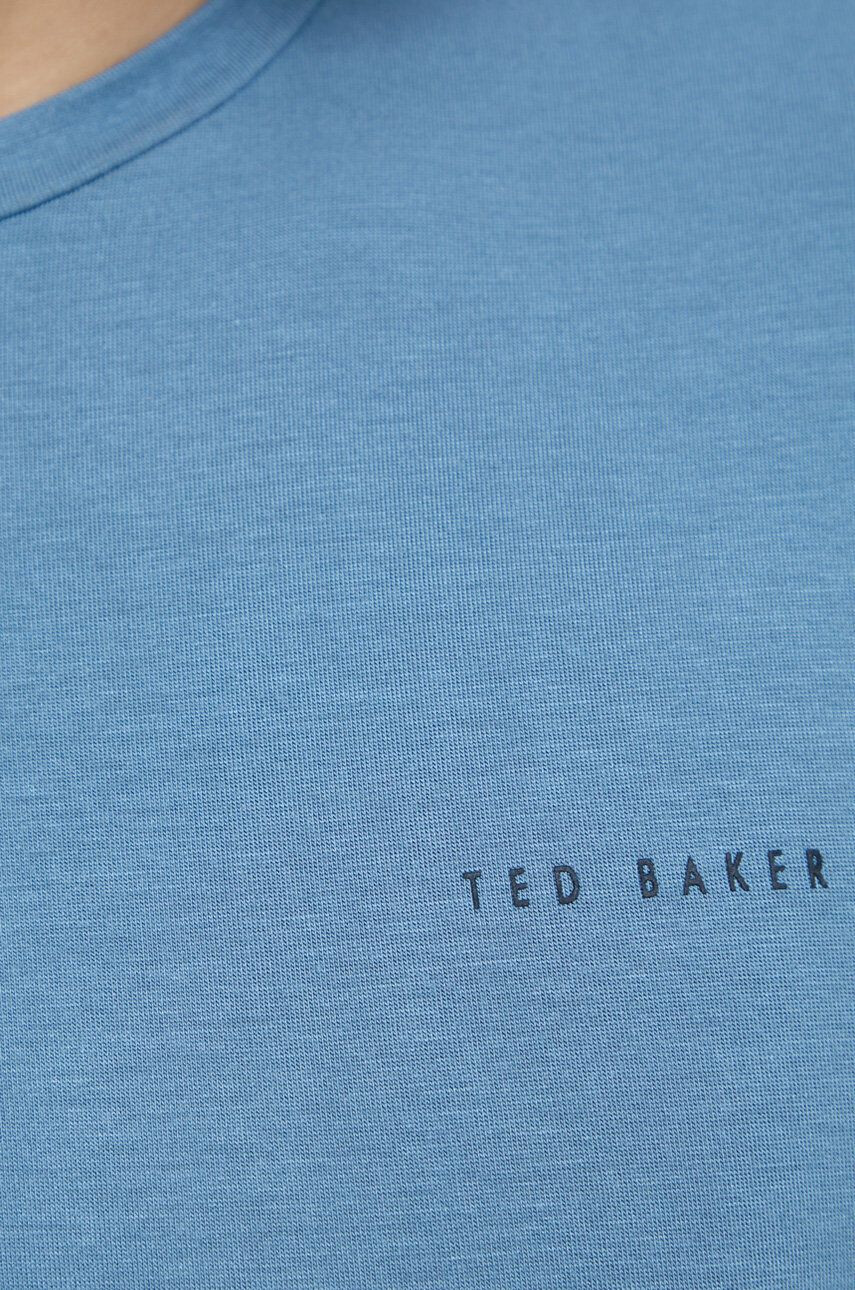 Ted Baker Горнище на пижама с къси ръкави с изчистен дизайн - Pepit.bg