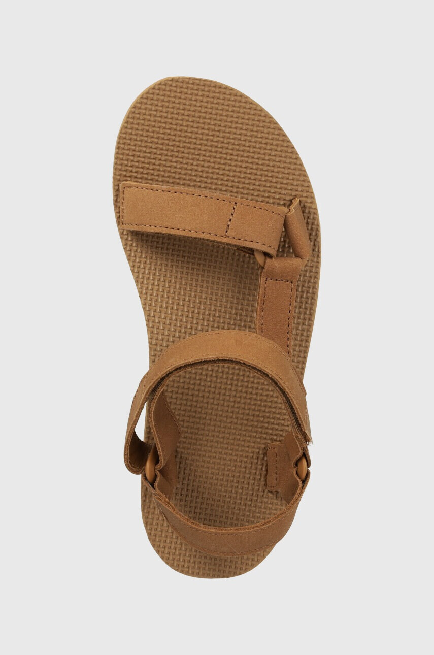 Teva Кожени сандали Universal Ceres в кафяво с платформа 1139950 - Pepit.bg