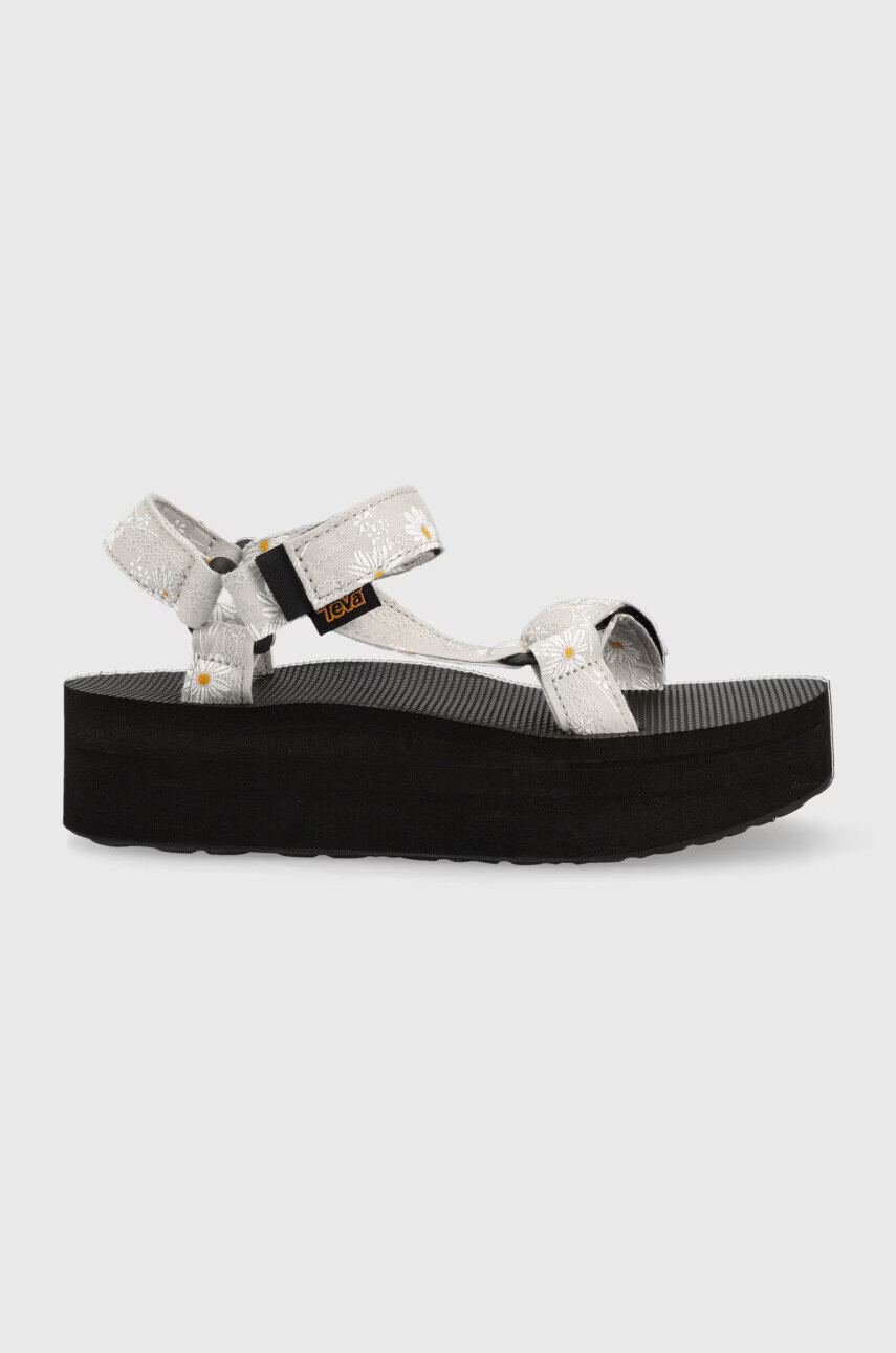 Teva Сандали в сиво с платформа - Pepit.bg