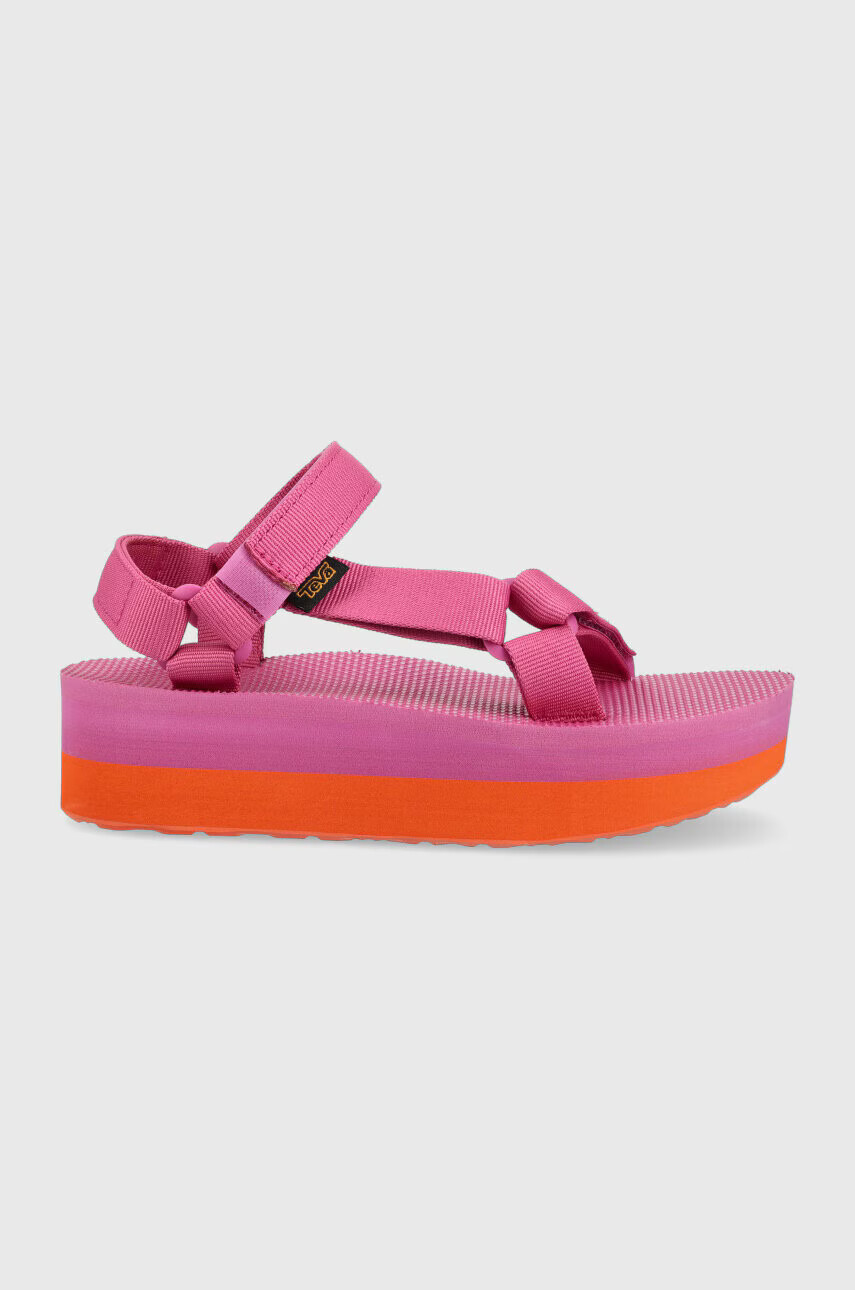 Teva Сандали Flatform Universal в розово с платформа 1008844 - Pepit.bg