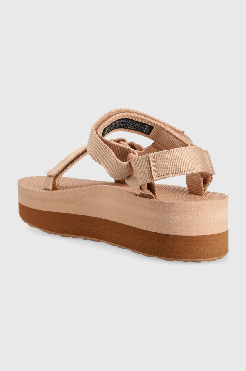 Teva Сандали Flatform Universal в бежово с платформа 1008844 - Pepit.bg