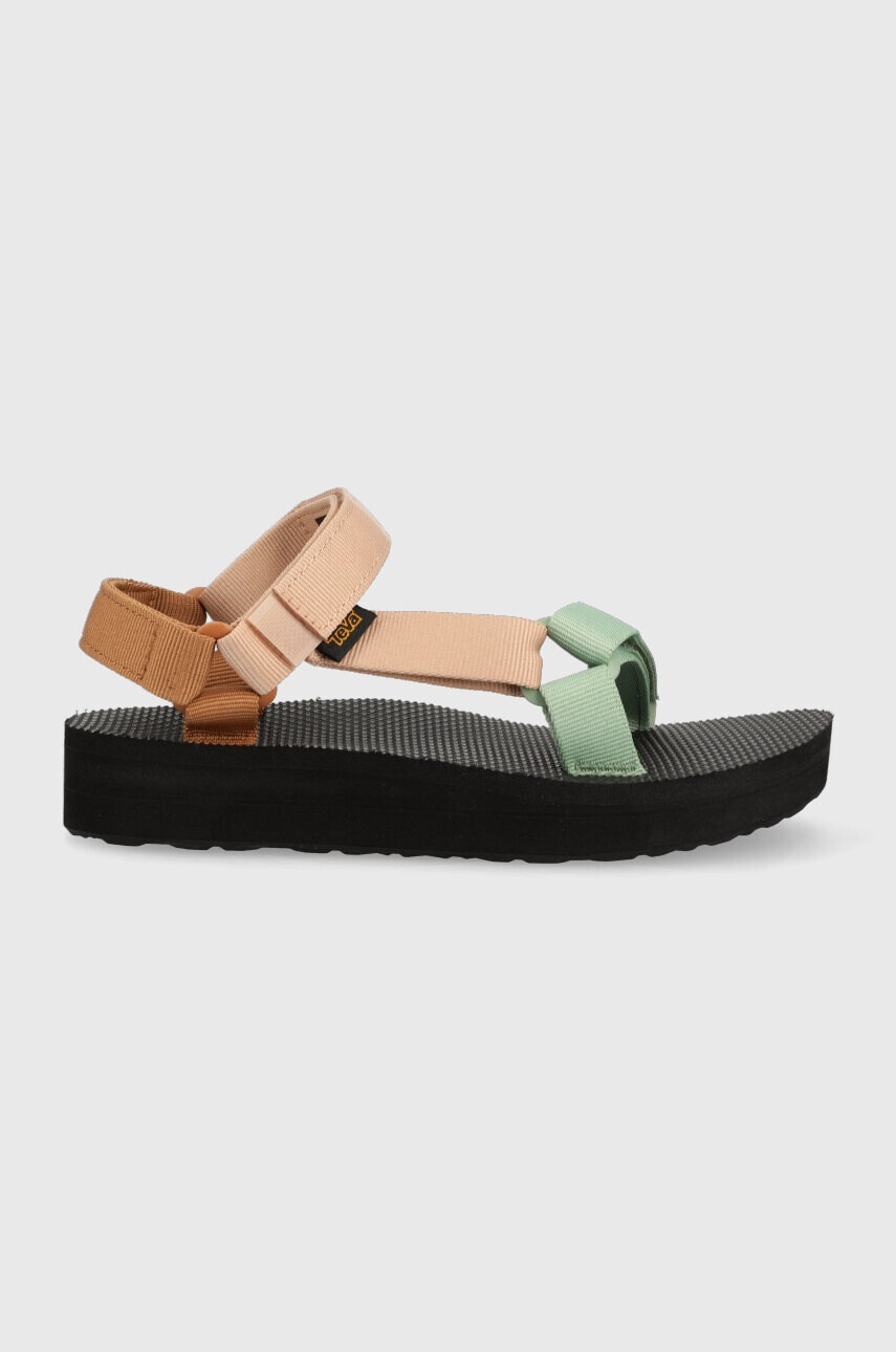 Teva Сандали Midform Universal в кафяво с платформа 1090969 - Pepit.bg