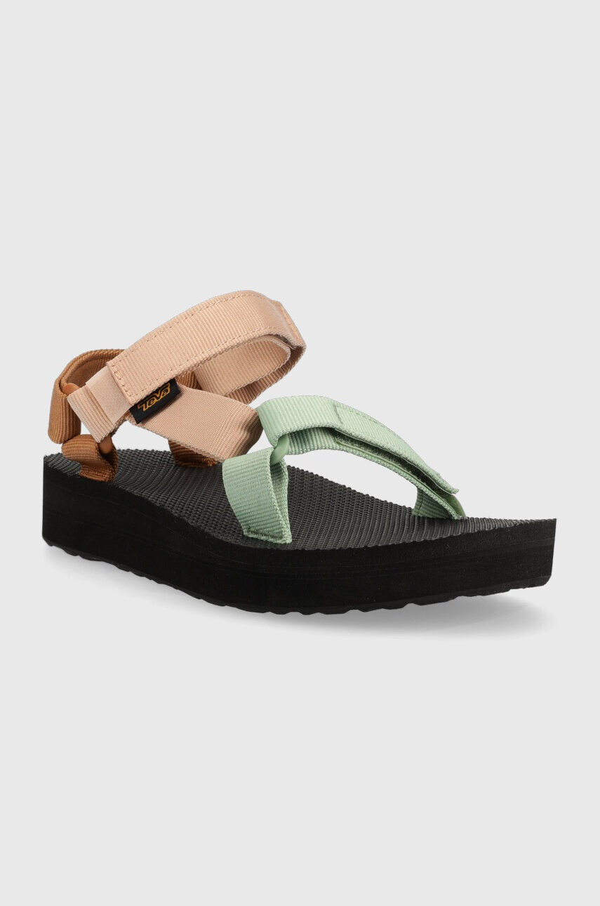 Teva Сандали Midform Universal в кафяво с платформа 1090969 - Pepit.bg