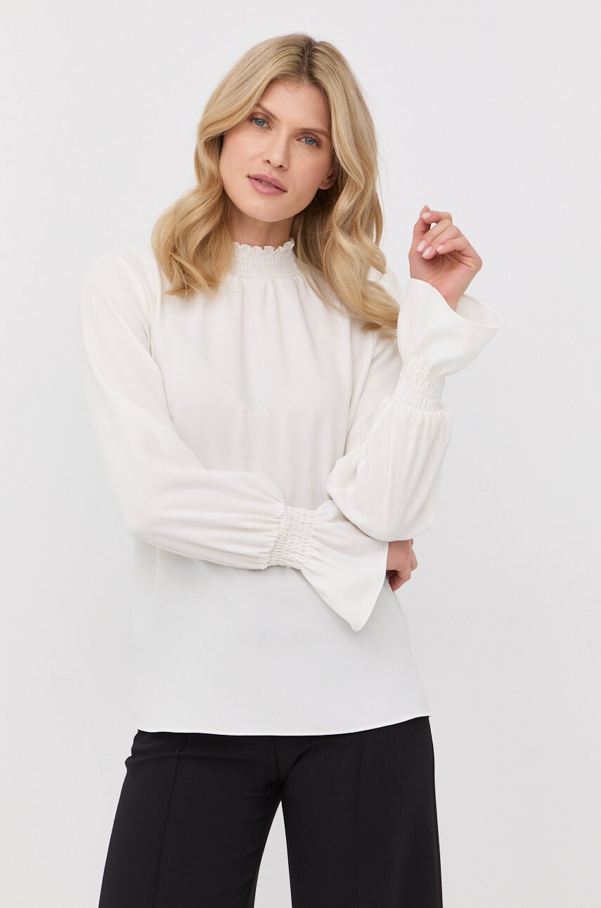 The Kooples Блуза в бяло с изчистен дизайн - Pepit.bg