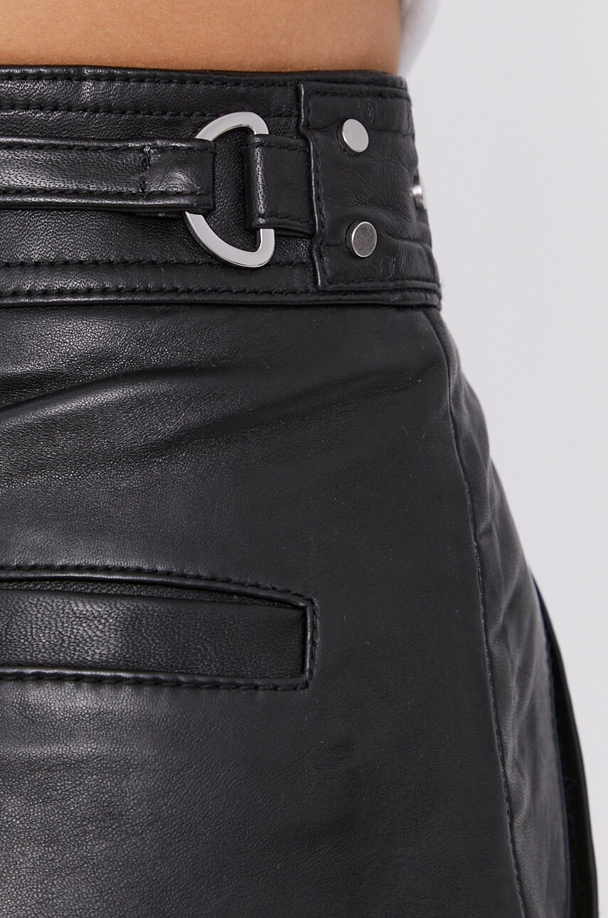 The Kooples Кожени Къс панталон - Pepit.bg