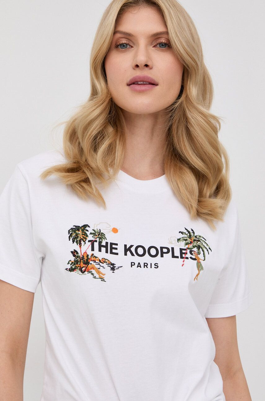 The Kooples Памучна тениска - Pepit.bg