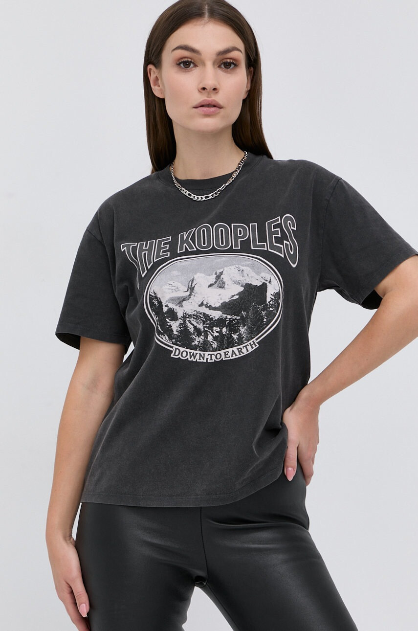 The Kooples Памучна тениска - Pepit.bg