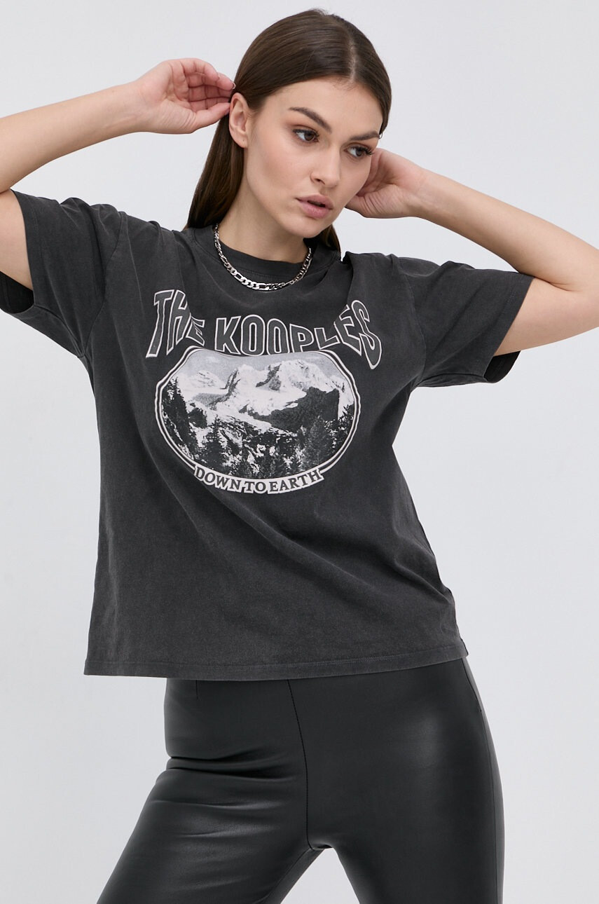 The Kooples Памучна тениска - Pepit.bg