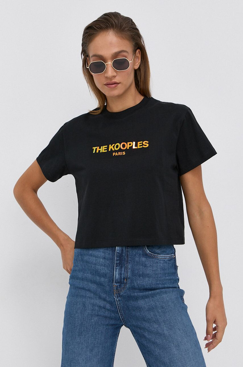 The Kooples Памучна тениска - Pepit.bg