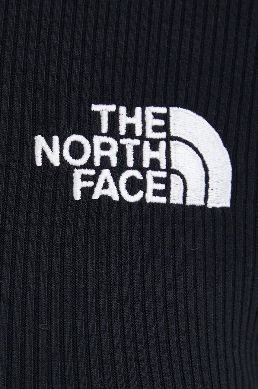 The North Face Боди дамско в черно с ниско поло - Pepit.bg