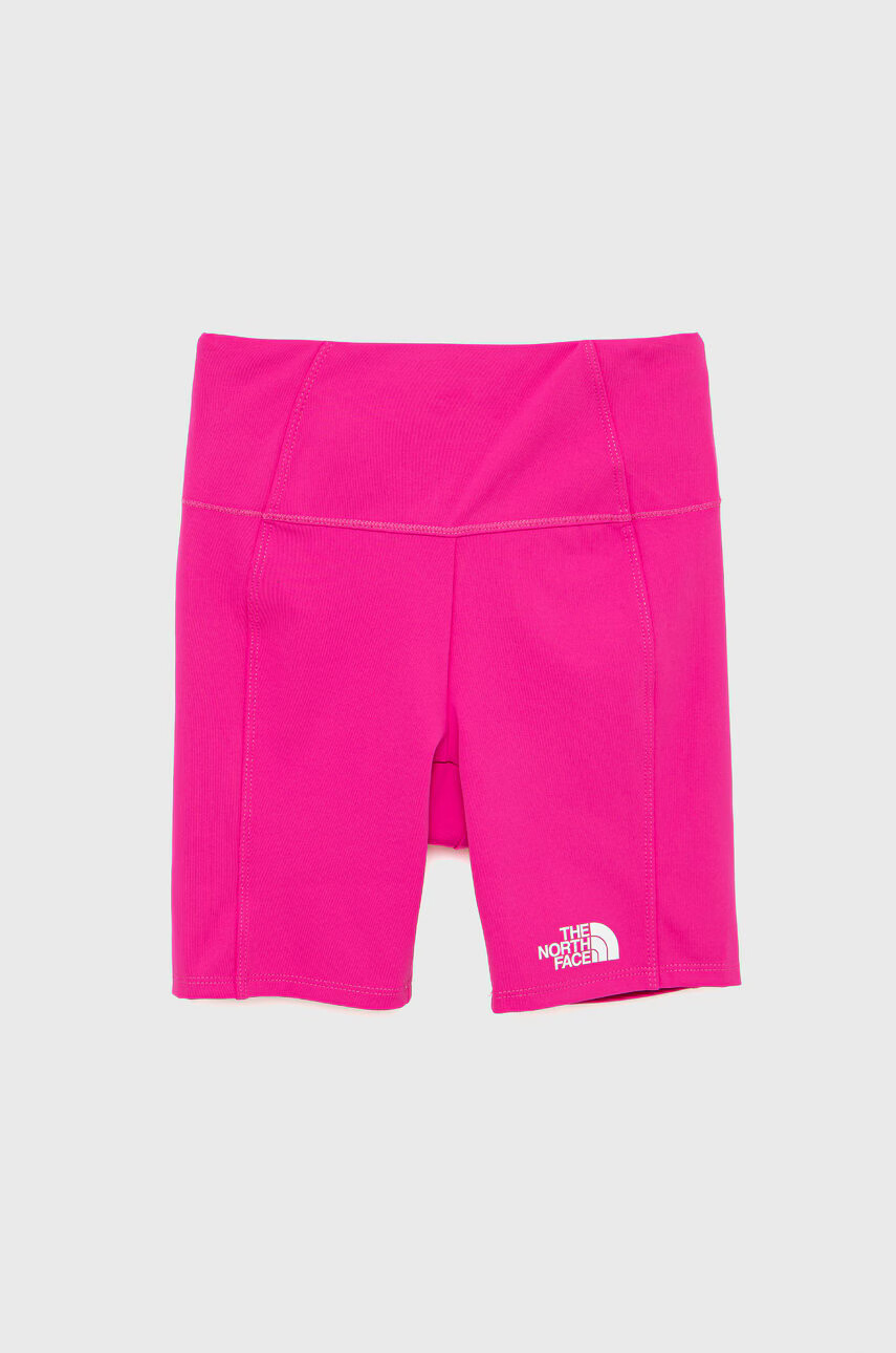The North Face Детски къси панталони в розово с принт - Pepit.bg