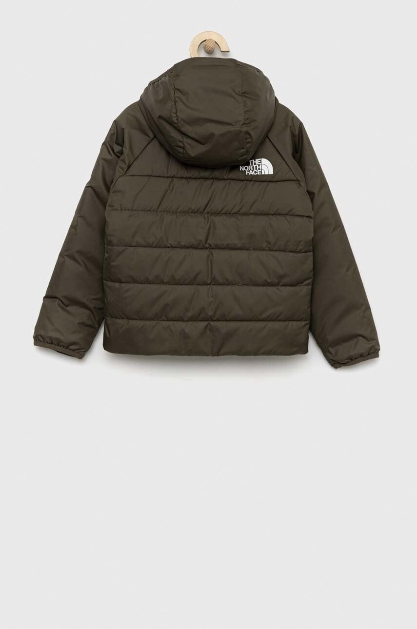 The North Face Детско яке с две лица в зелено - Pepit.bg