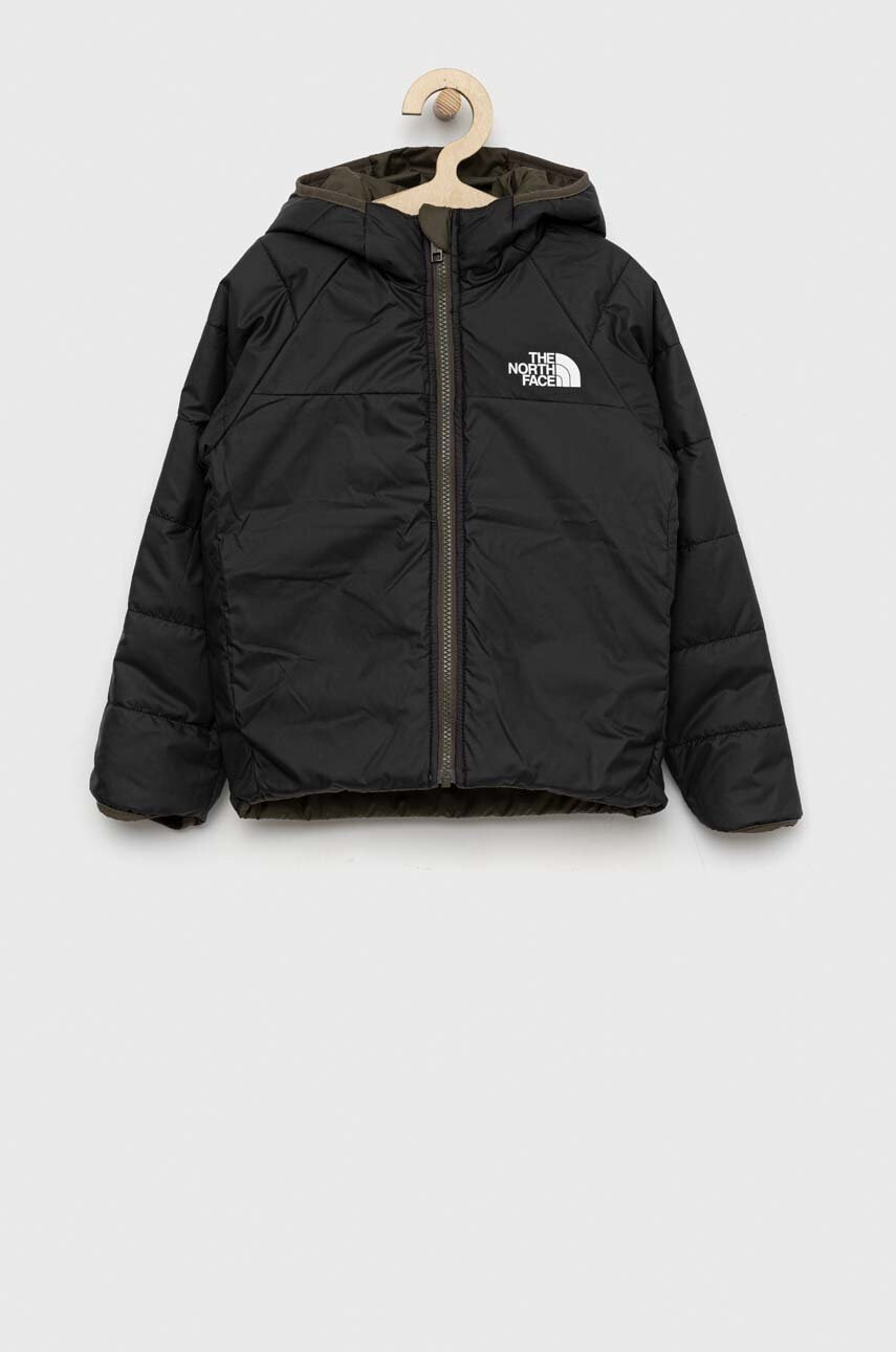 The North Face Детско яке с две лица в зелено - Pepit.bg