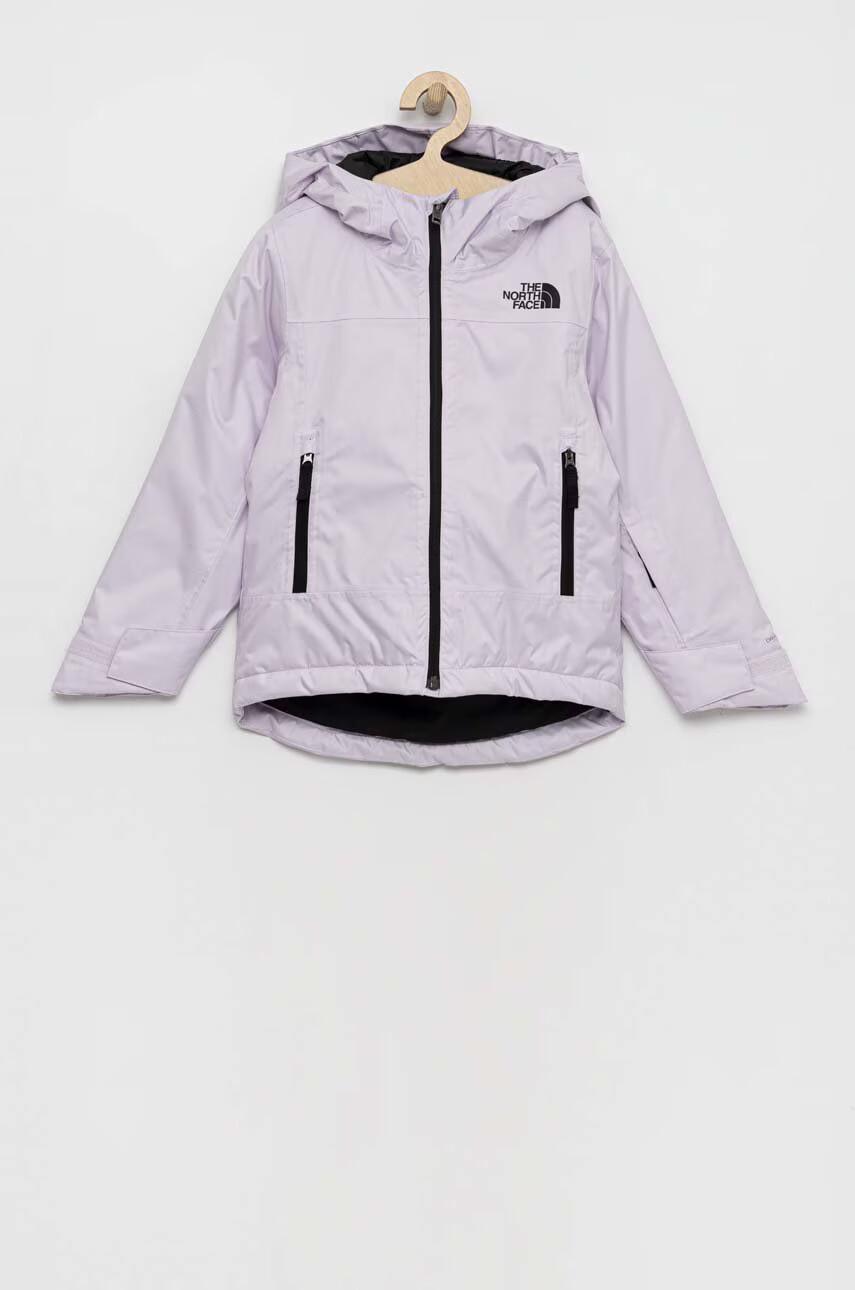 The North Face Детско яке за сноуборд в лилаво - Pepit.bg