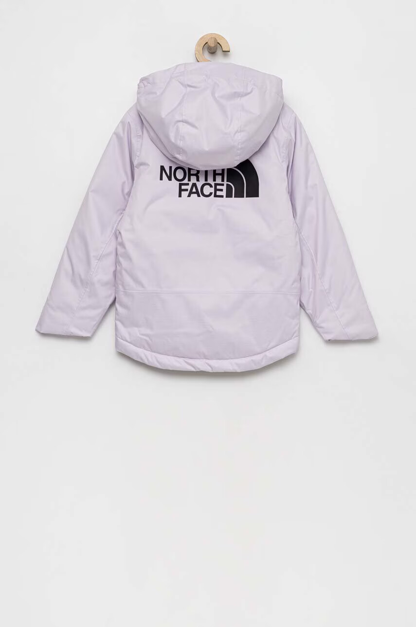 The North Face Детско яке за сноуборд в лилаво - Pepit.bg