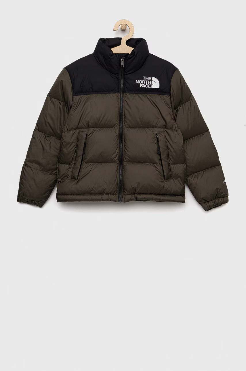 The North Face Детско пухено яке в зелено - Pepit.bg