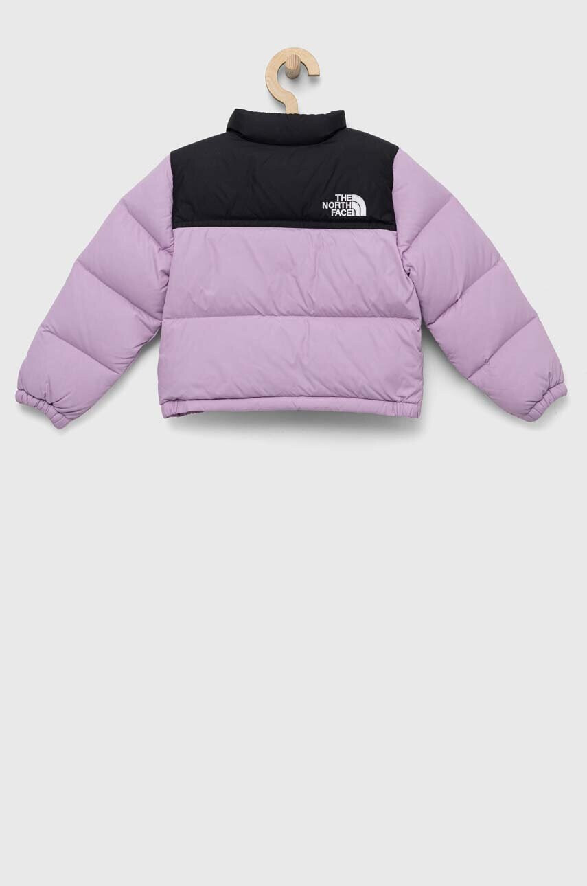 The North Face Детско пухено яке в лилаво - Pepit.bg