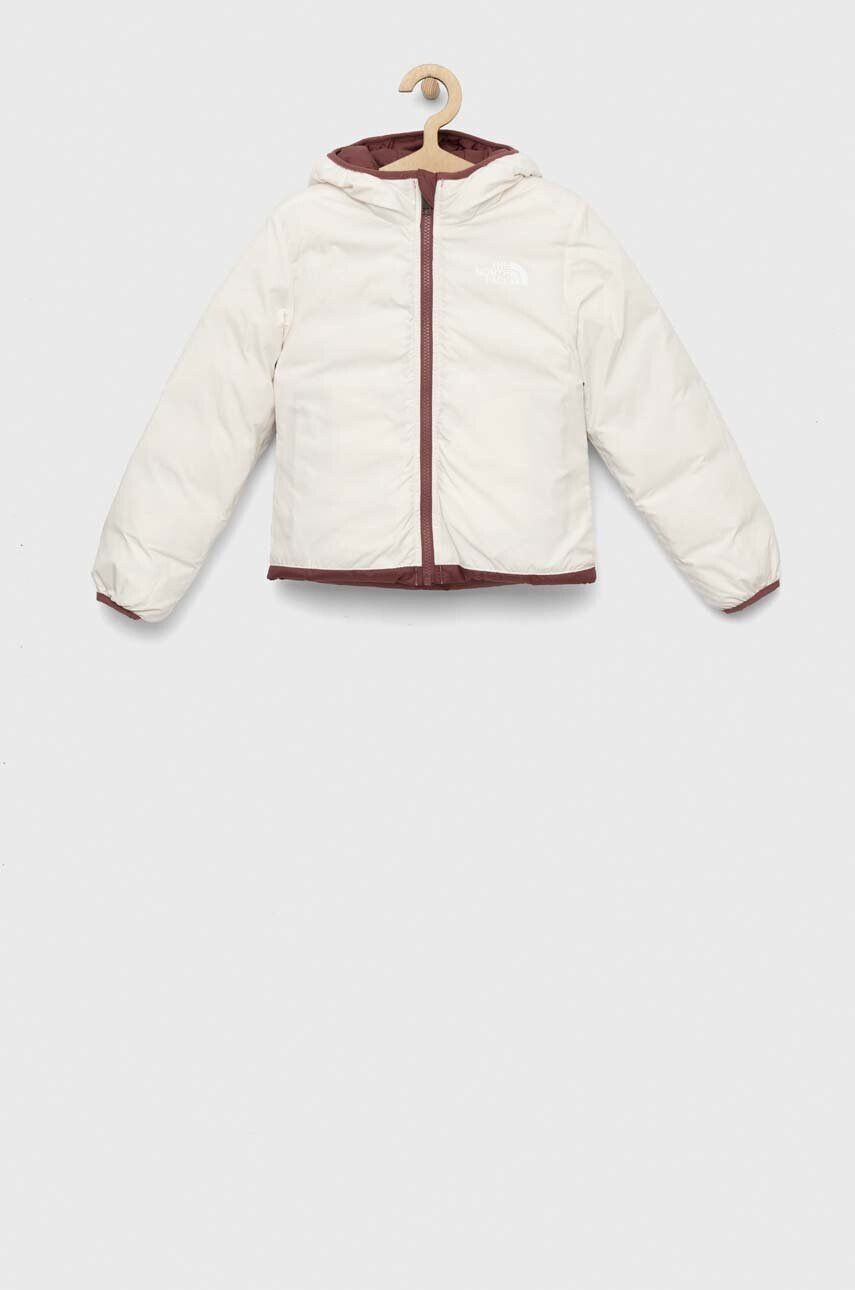 The North Face Детско пухено яке REVERSIBLE NORTH DOWN HOODED JACKET В бордо - Pepit.bg