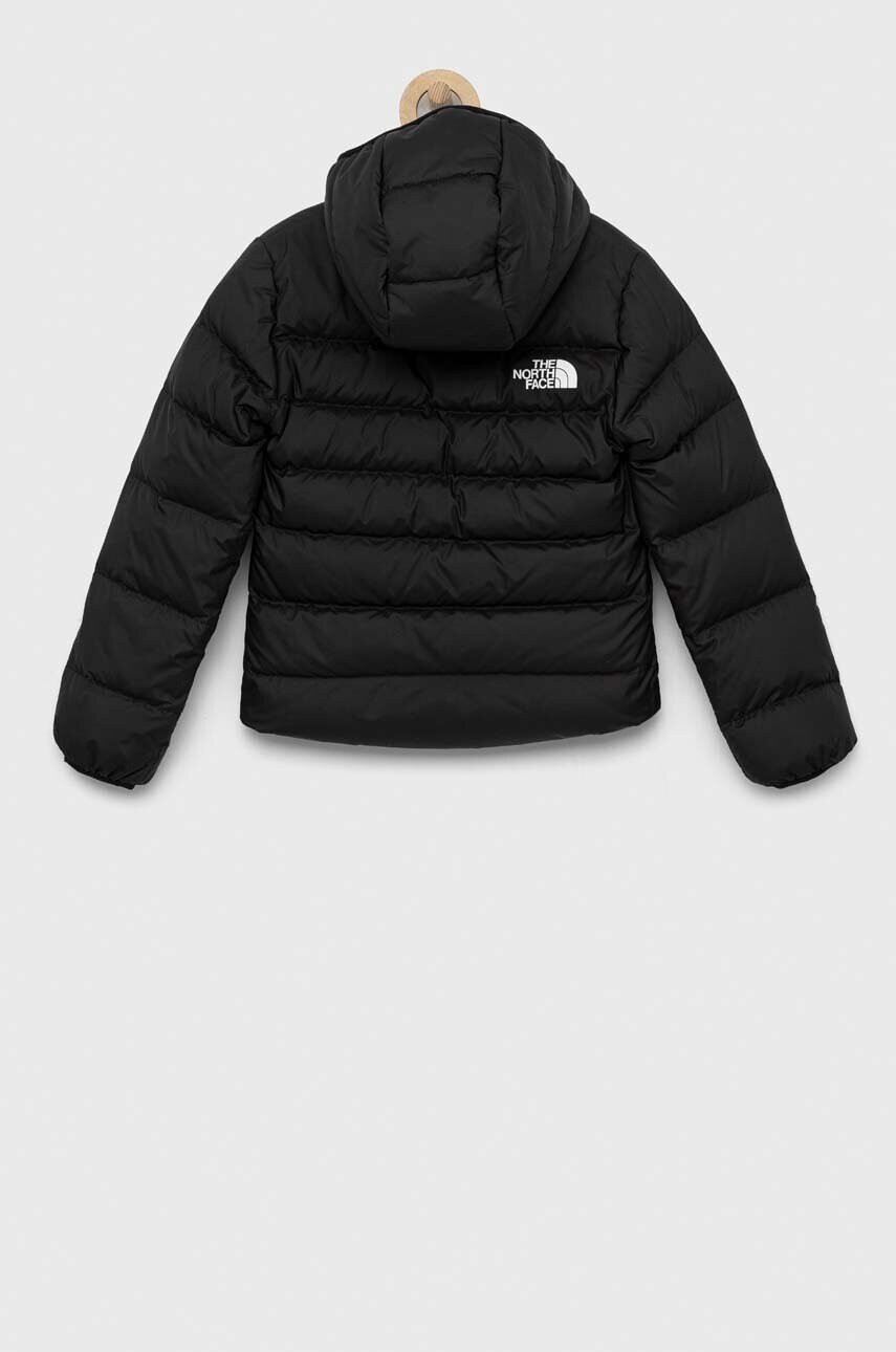 The North Face Детско пухено яке REVERSIBLE NORTH DOWN HOODED JACKET В черно - Pepit.bg