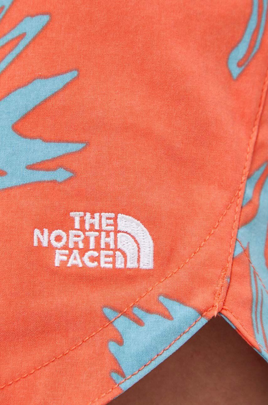 The North Face Къс панталон за спортове на открито Class V в оранжево с изчистен дизайн със стандартна талия - Pepit.bg